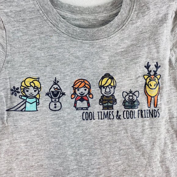 S/2 Disney Princess Frozen T-Shirts Girls 5T - Picture 5 of 5